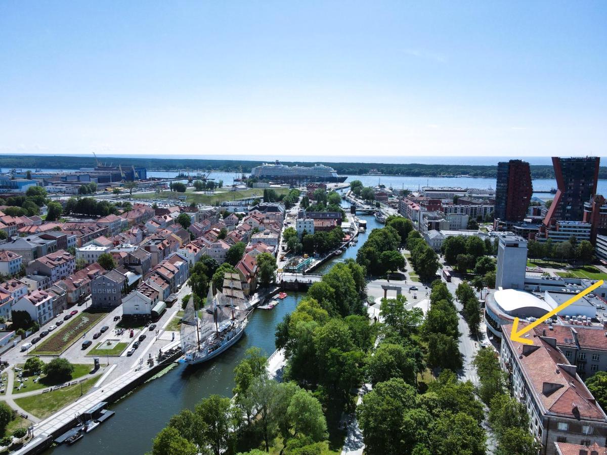Great View Studio, Self Check In, Free Parking Klaipeda Luaran gambar